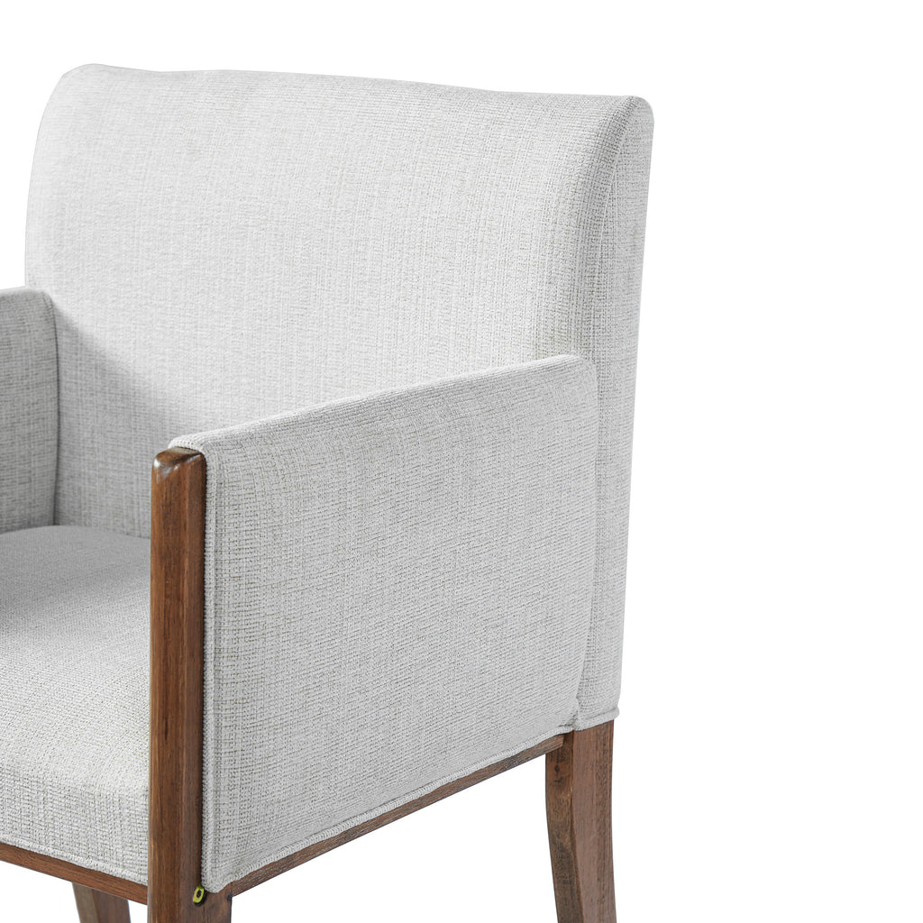 24'' Seat Height Upholstered Counter Stools with Arms