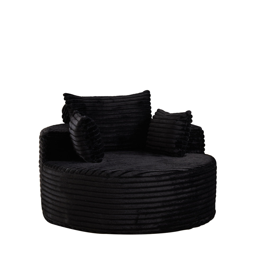 Modern Single Sofa With Backrest Pillow