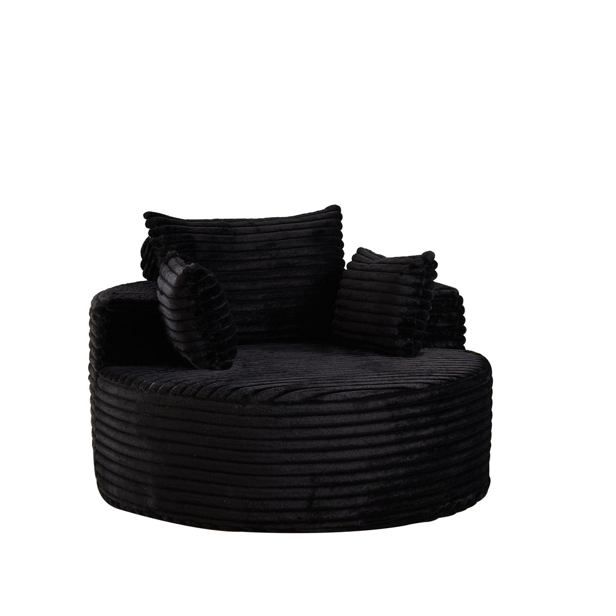 Modern Single Sofa With Backrest Pillow