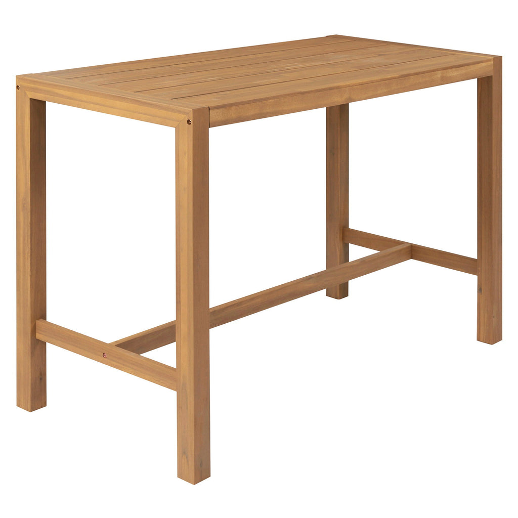Patio Bar Set with Ergonomic Chairs - Light Brown or Dark Brown