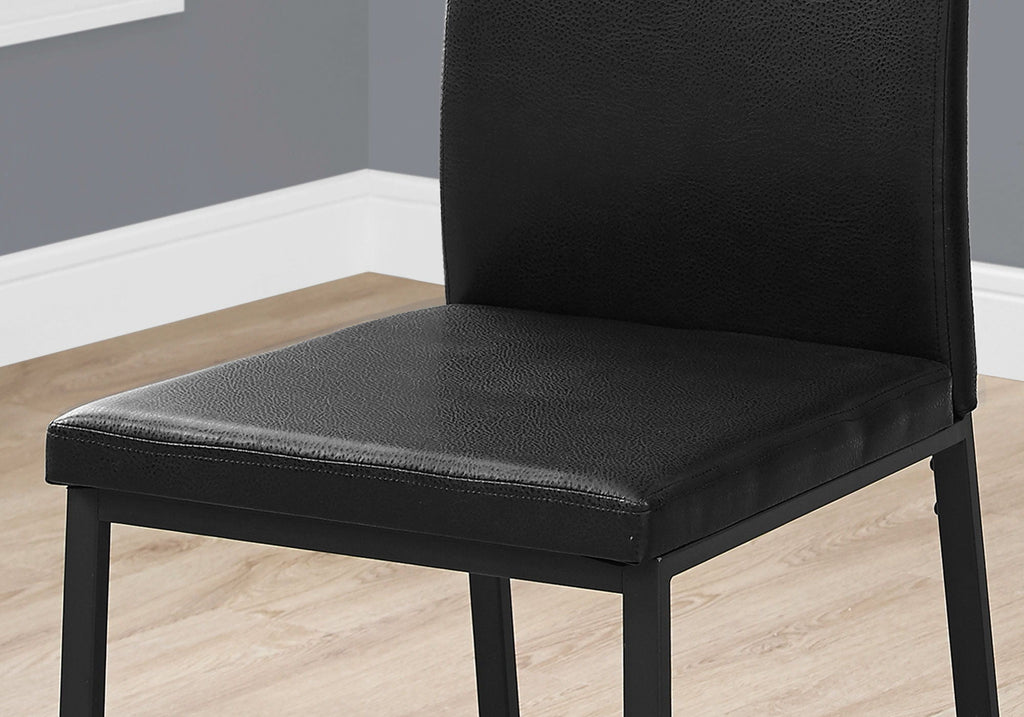 Dining Chair Side Upholstered For Dining Room (Set of 2) - Black