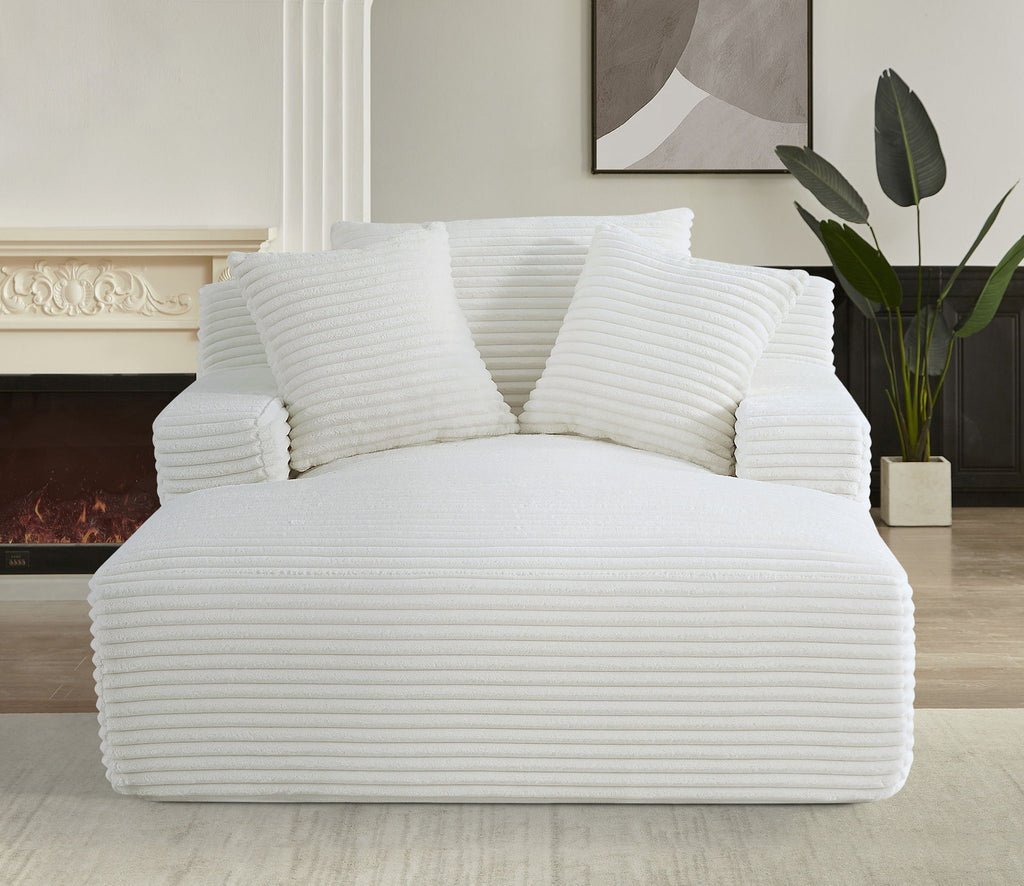 Cloudline - Oversized Chaise Lounge, Full Foam Cushioning, Cozy Sleeper