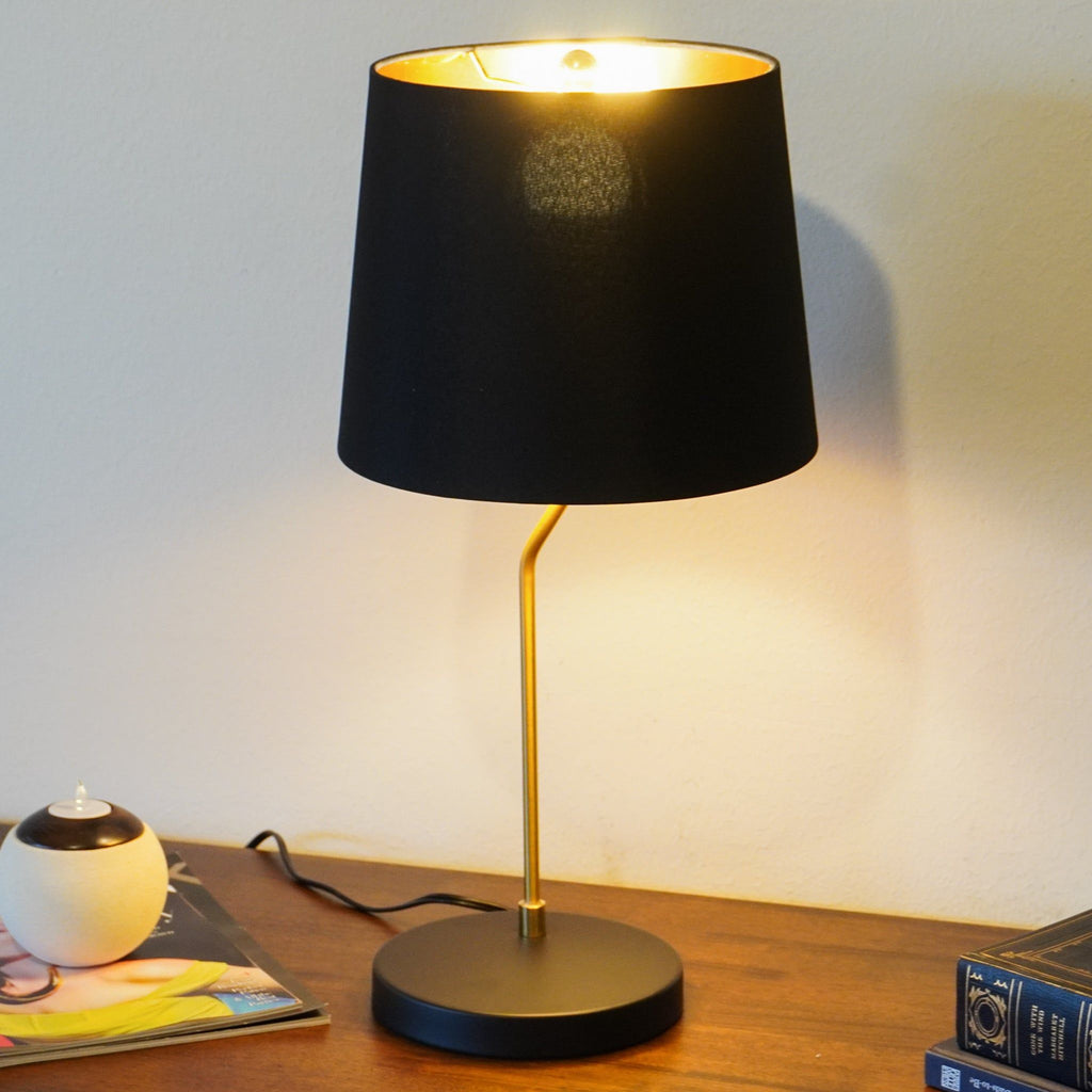 Desk Lamp For Bedside Table Use - Black