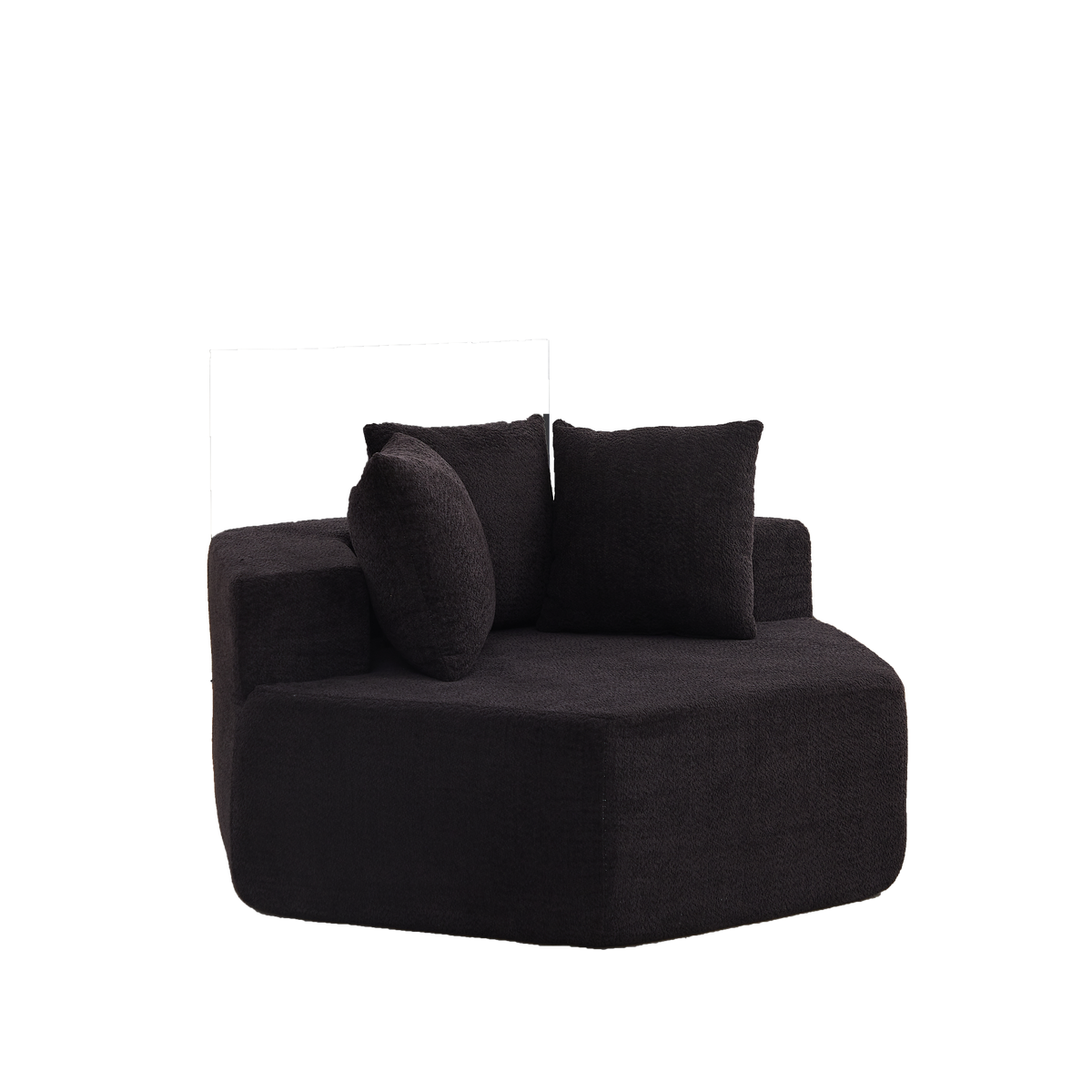 54-inch Modern-style Hexagonal Single Lounge Chair