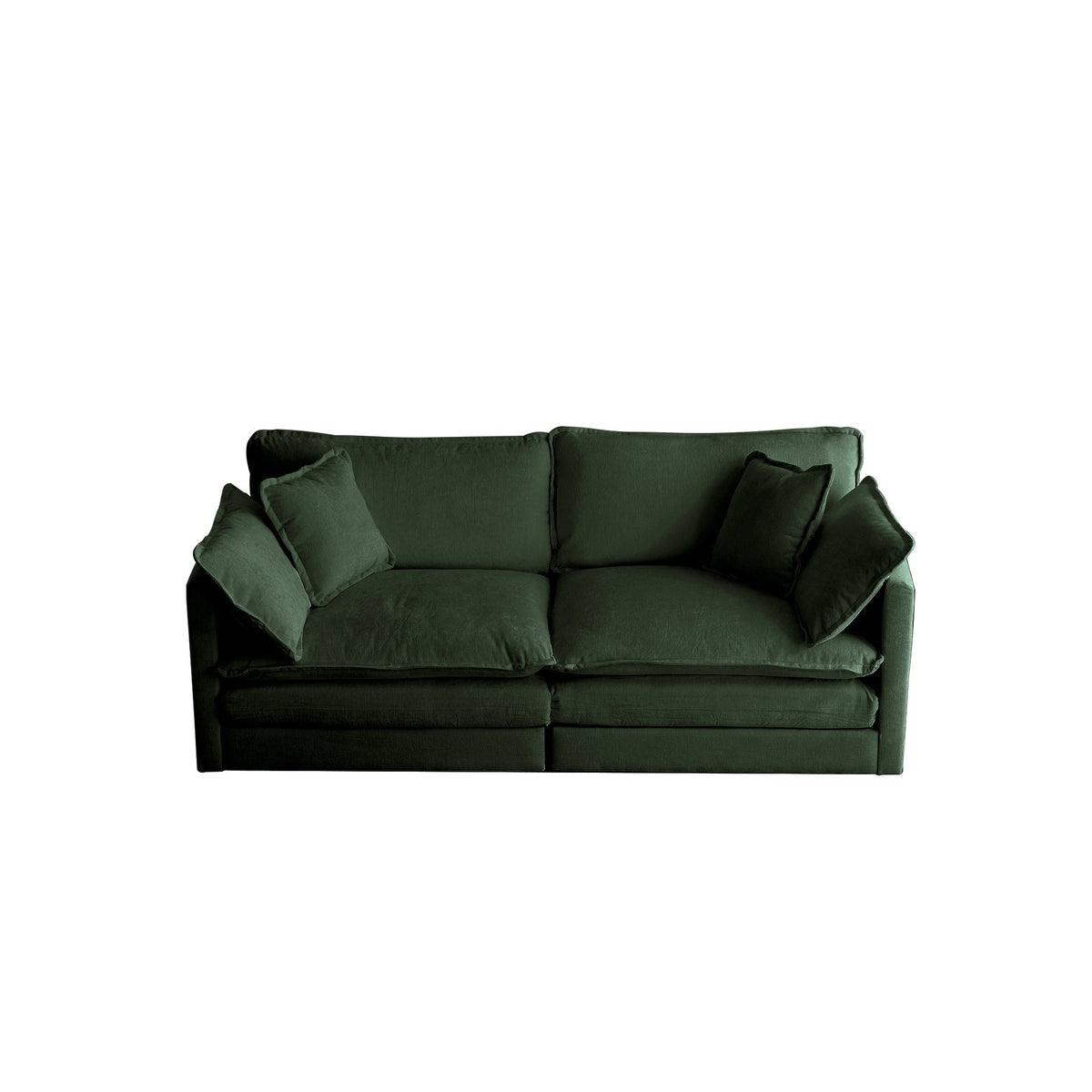 Modern Fabric Loveseat Sofa Couch