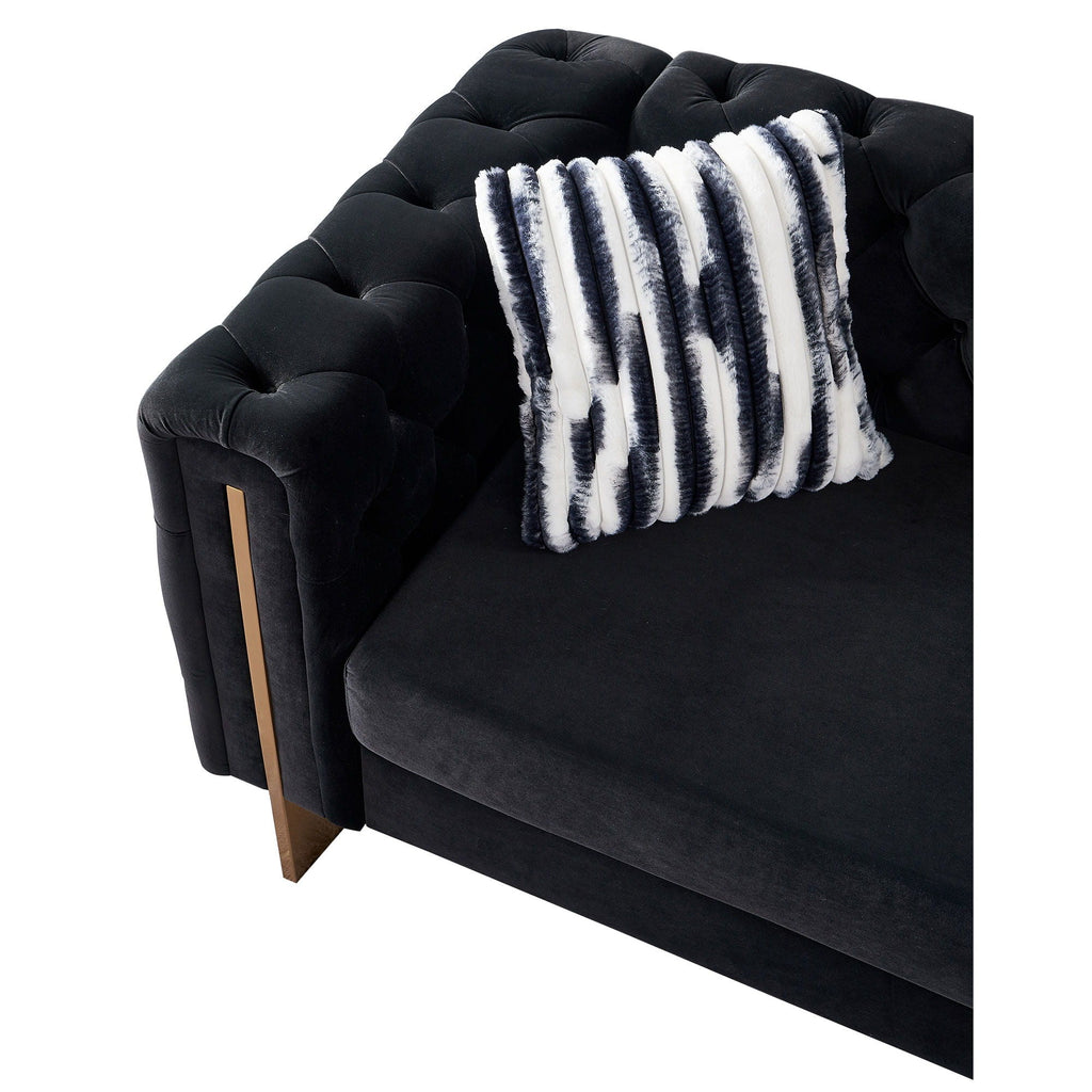 Chesterfield - Modern Tufted Sofa, 84.25''W Couch