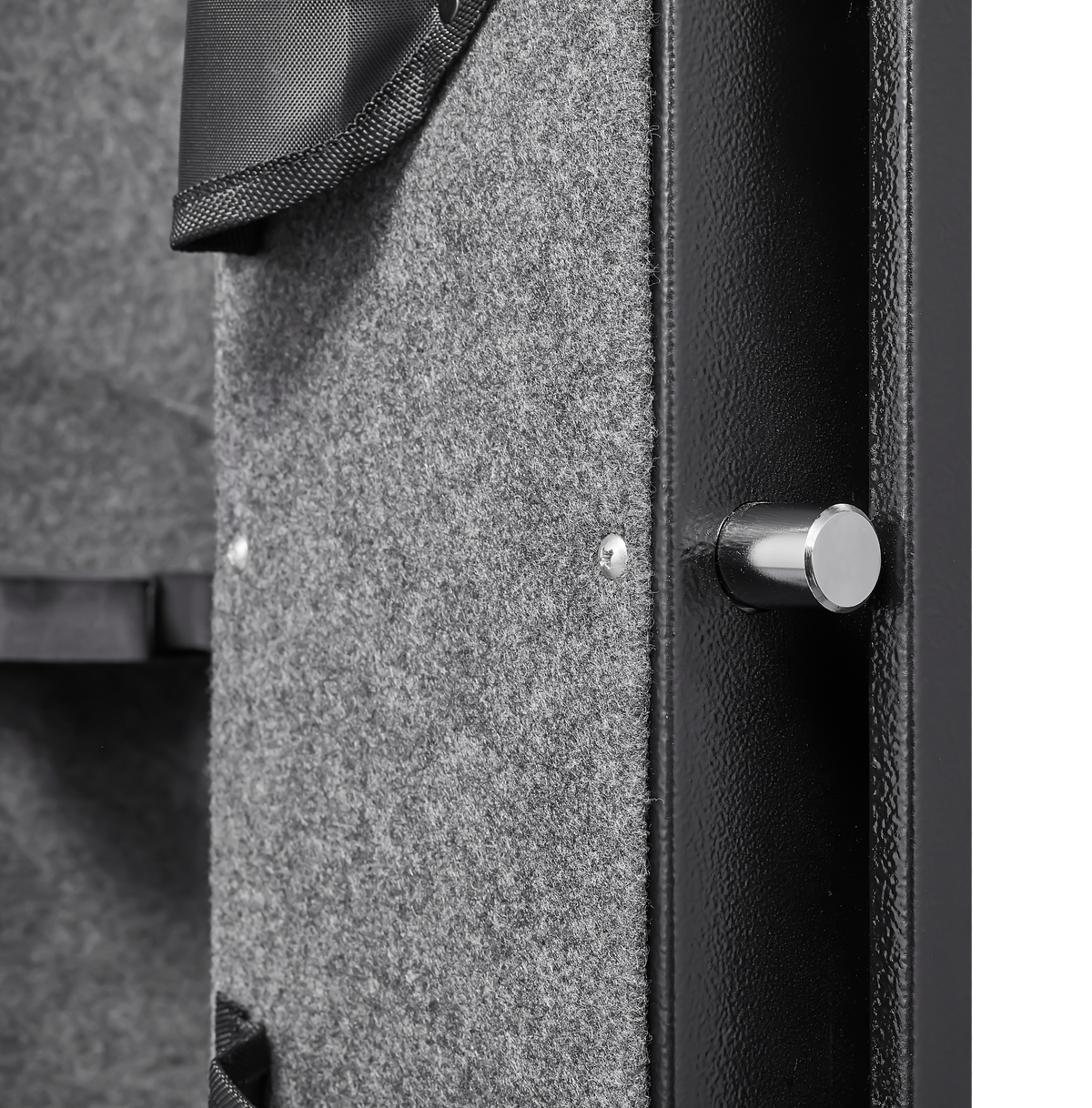 5 gun safes with 3 pistol pockets, quick access biometric adjustable heavy-duty gun rack
