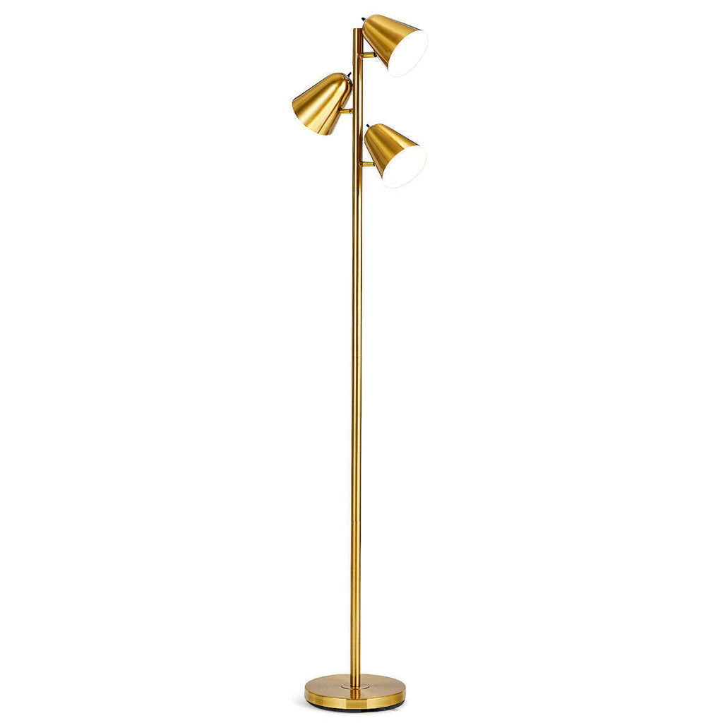 64 Inch 3-Light LED Floor Lamp