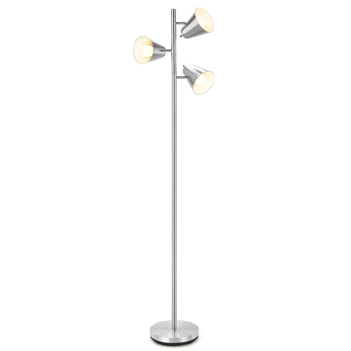 64 Inch 3-Light LED Floor Lamp