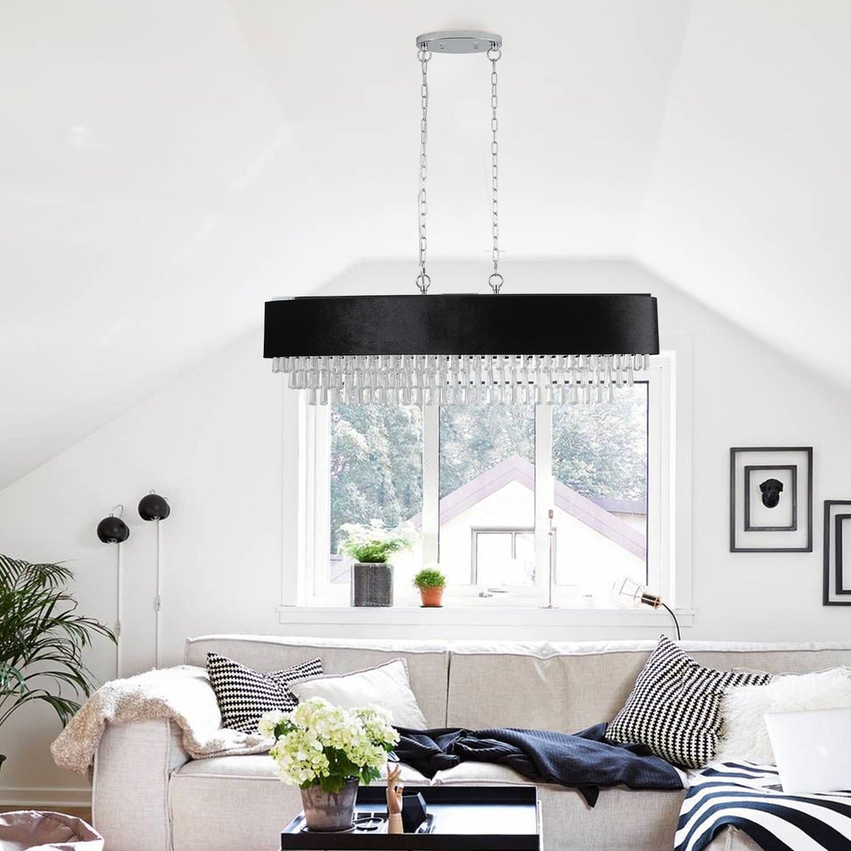 Modern Crystal Chandelier for Living-Room Cristal Lamp