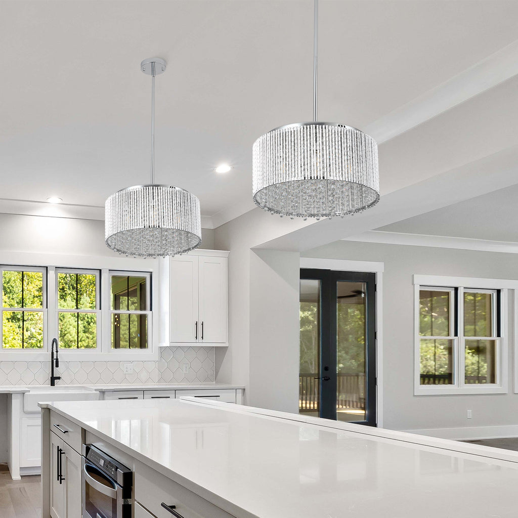 Modern Crystal Chandelier for Living-Room Round Cristal Lamp