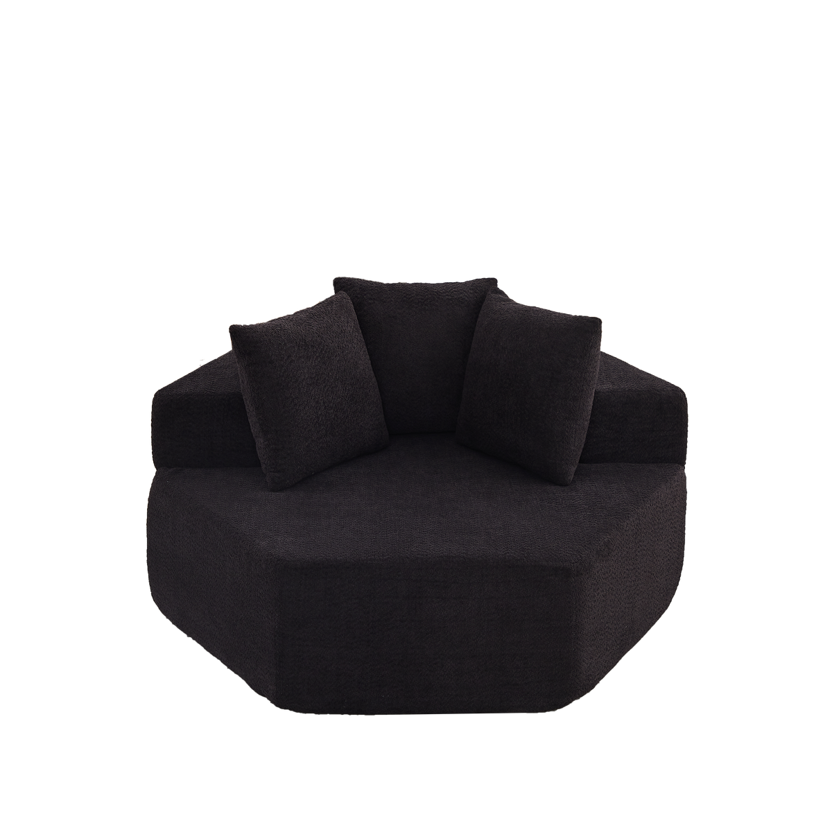 54-inch Modern-style Hexagonal Single Lounge Chair
