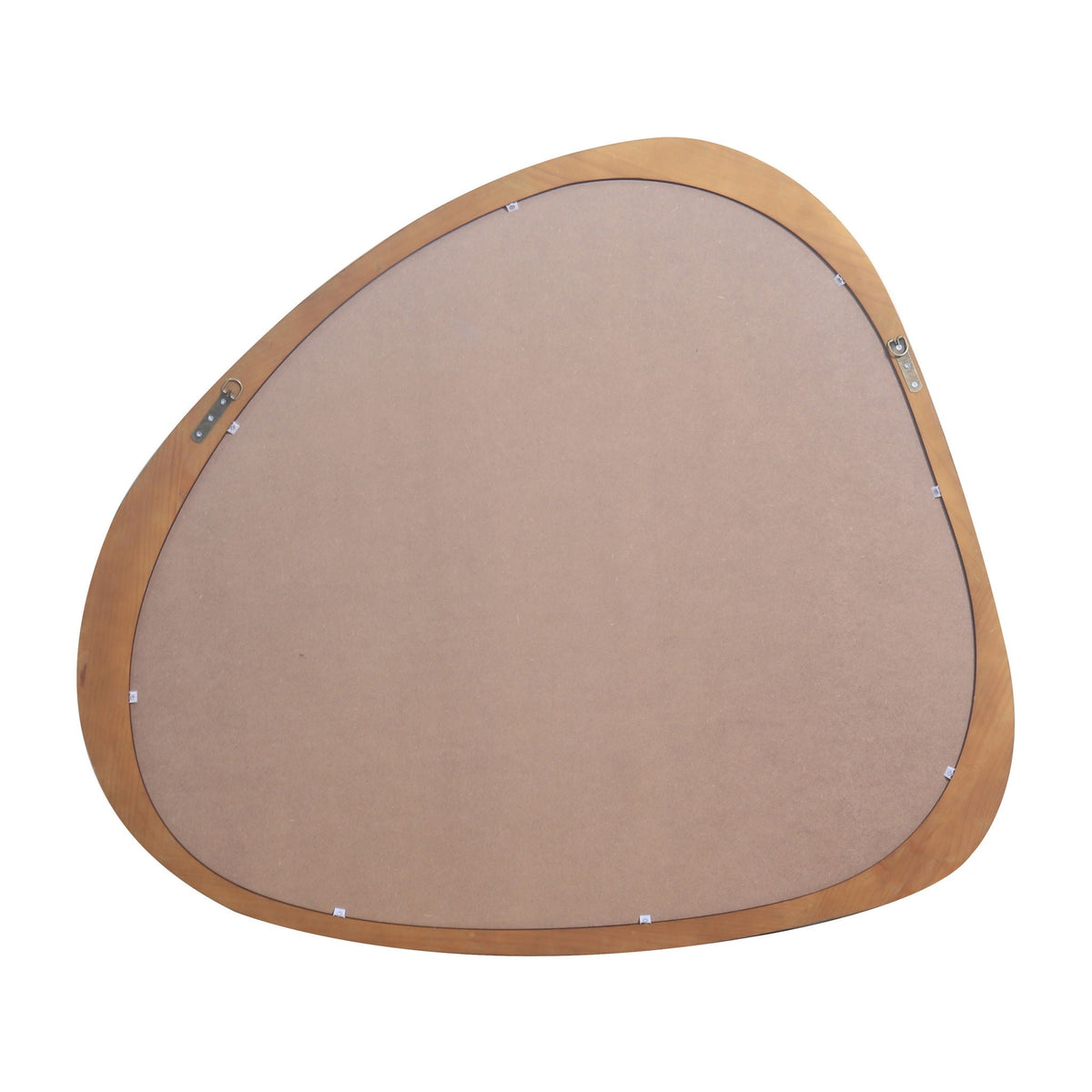 Asymmetrical Wall Mirror Wooden Framed Large Sized Dressing Mirror