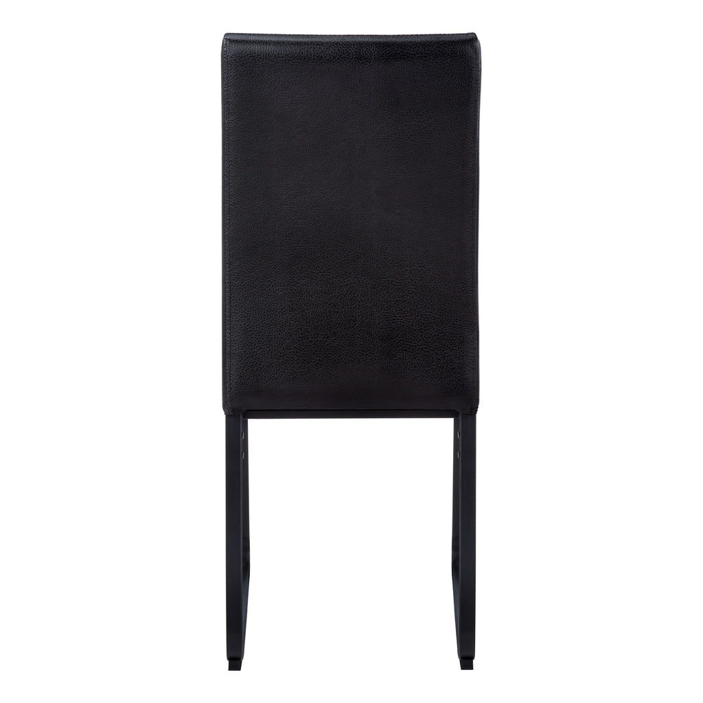 Dining Chair Side Upholstered For Dining Room (Set of 2) - Black