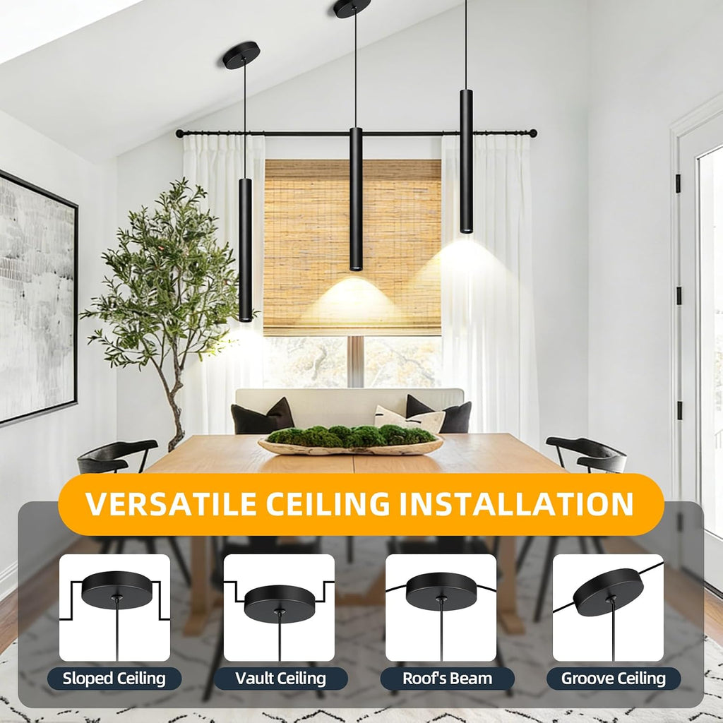 Dimmable LED Kitchen Island Lighting, 2700K-6000K Adjustable