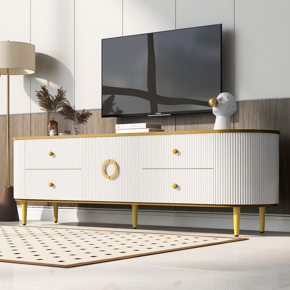 Modern TV Stand For TVs Up To 80"