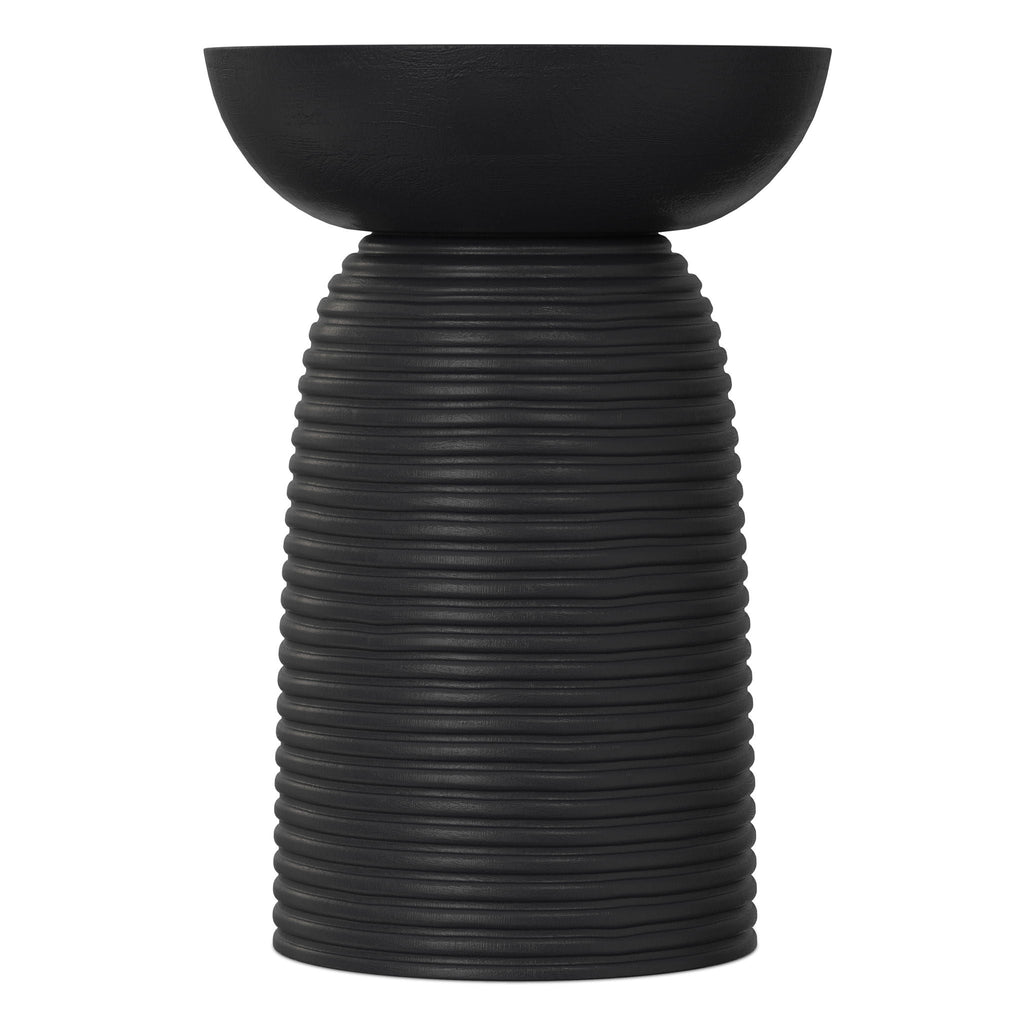 Boyd - Ribbed Accent Table - Black