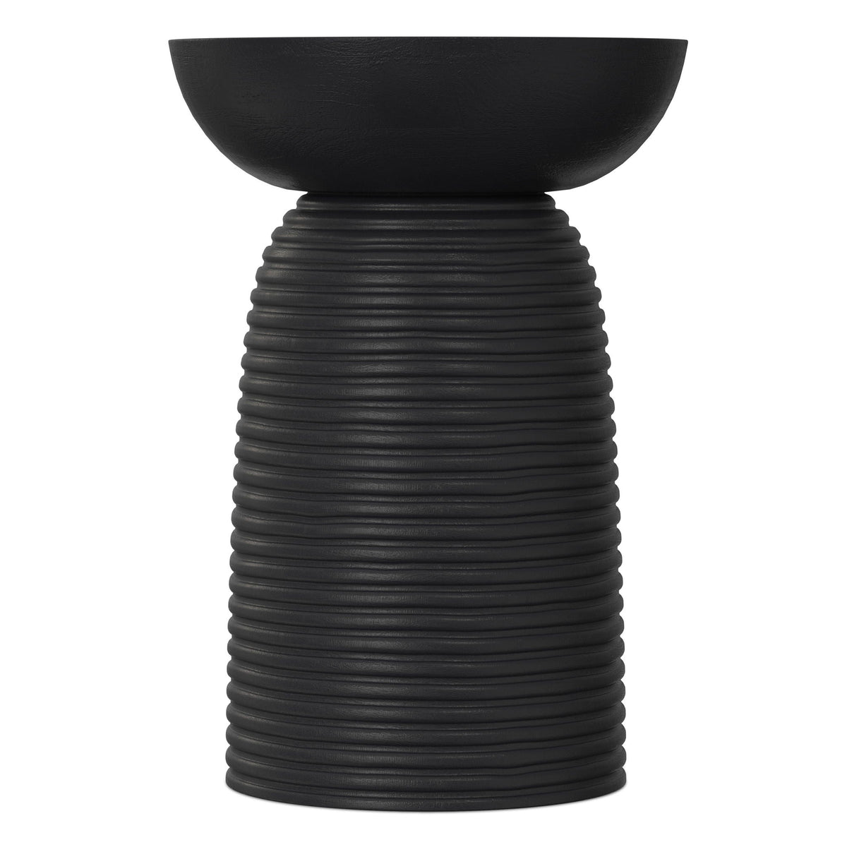 Boyd - Ribbed Accent Table - Black
