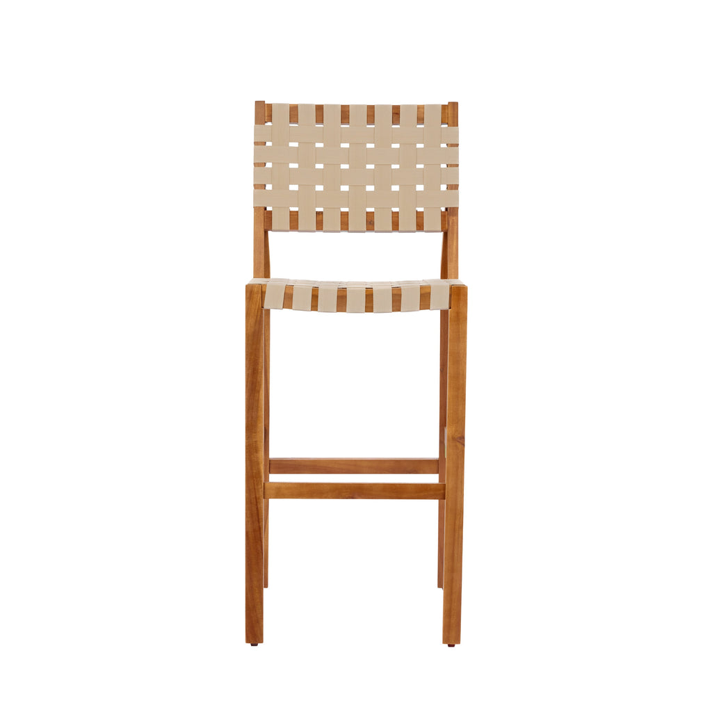 30.5 Inch Seat Height Outdoor Acacia Solid Wood Patio Furniture Set