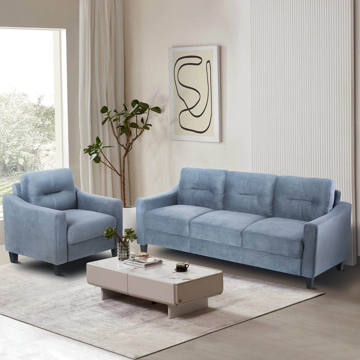 Comfortable Sectional Couch and Sofa