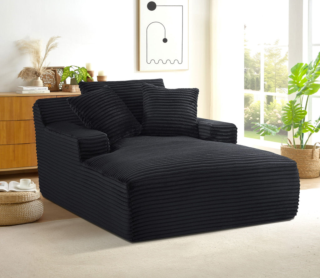 Cloudline - Oversized Chaise Lounge, Full Foam Cushioning, Cozy Sleeper