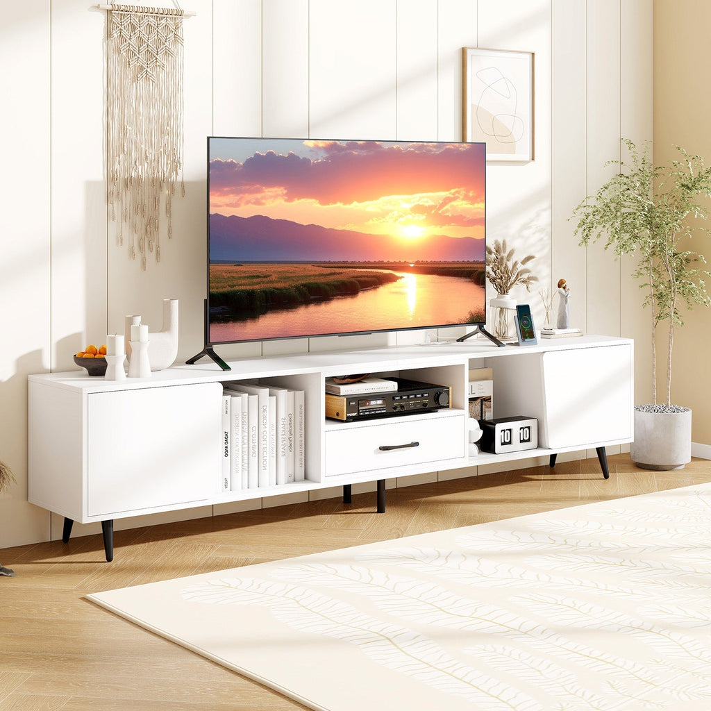 79" TV Stand for TVs up to 90 Inches Entertainment Center