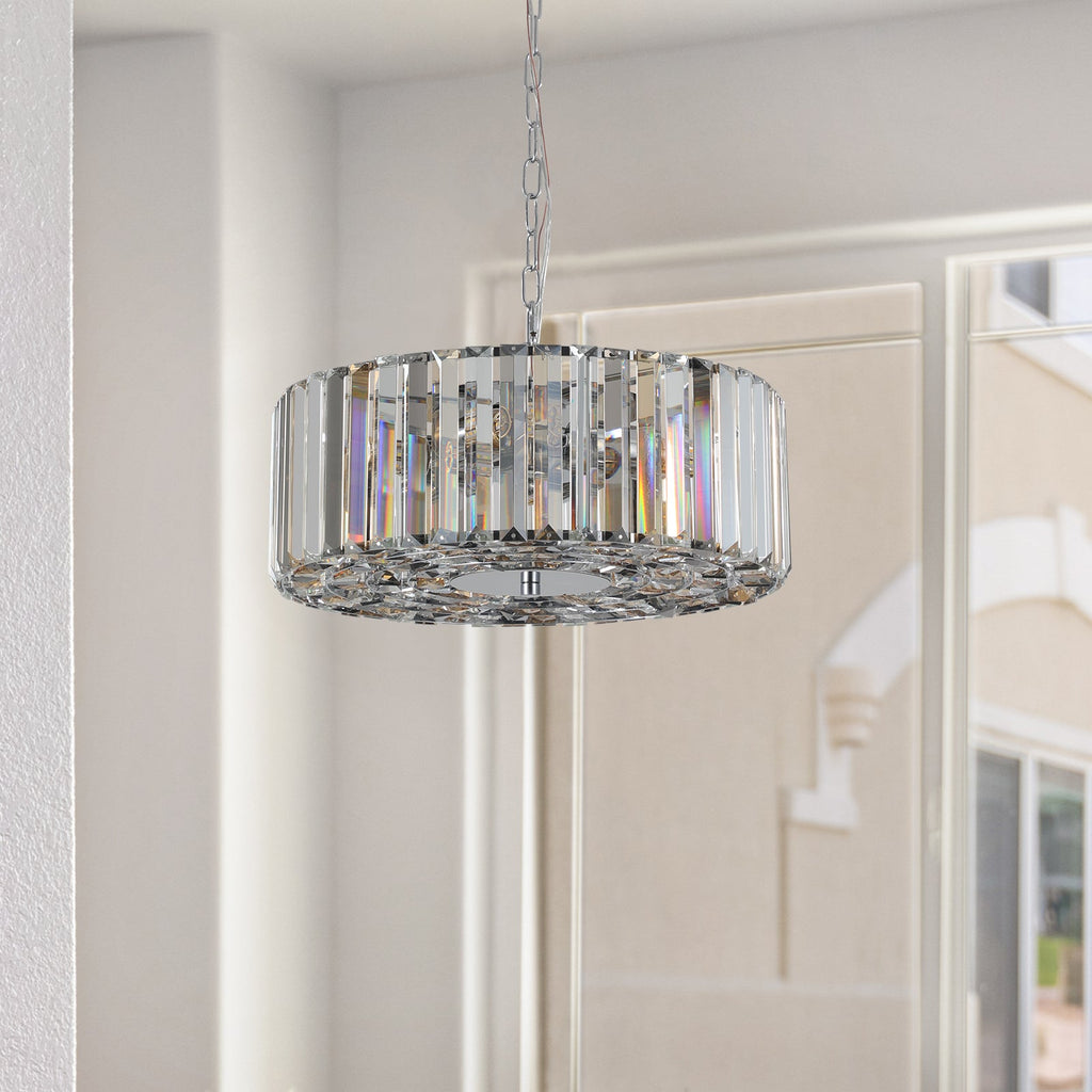 Modern Crystal Chandelier for Living-Room Round Cristal Lamp