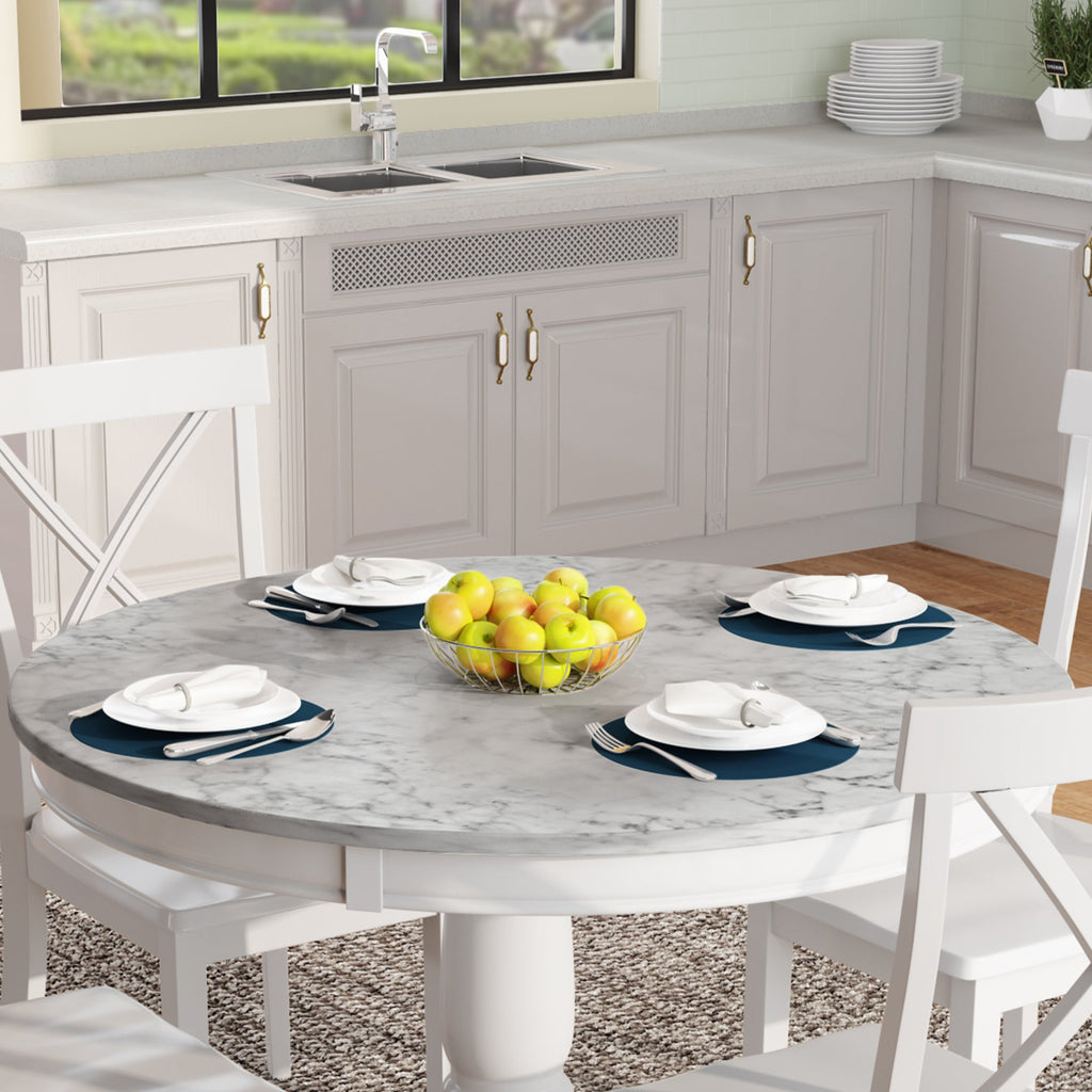5 Pieces Dining Table and Chairs Set for 4
