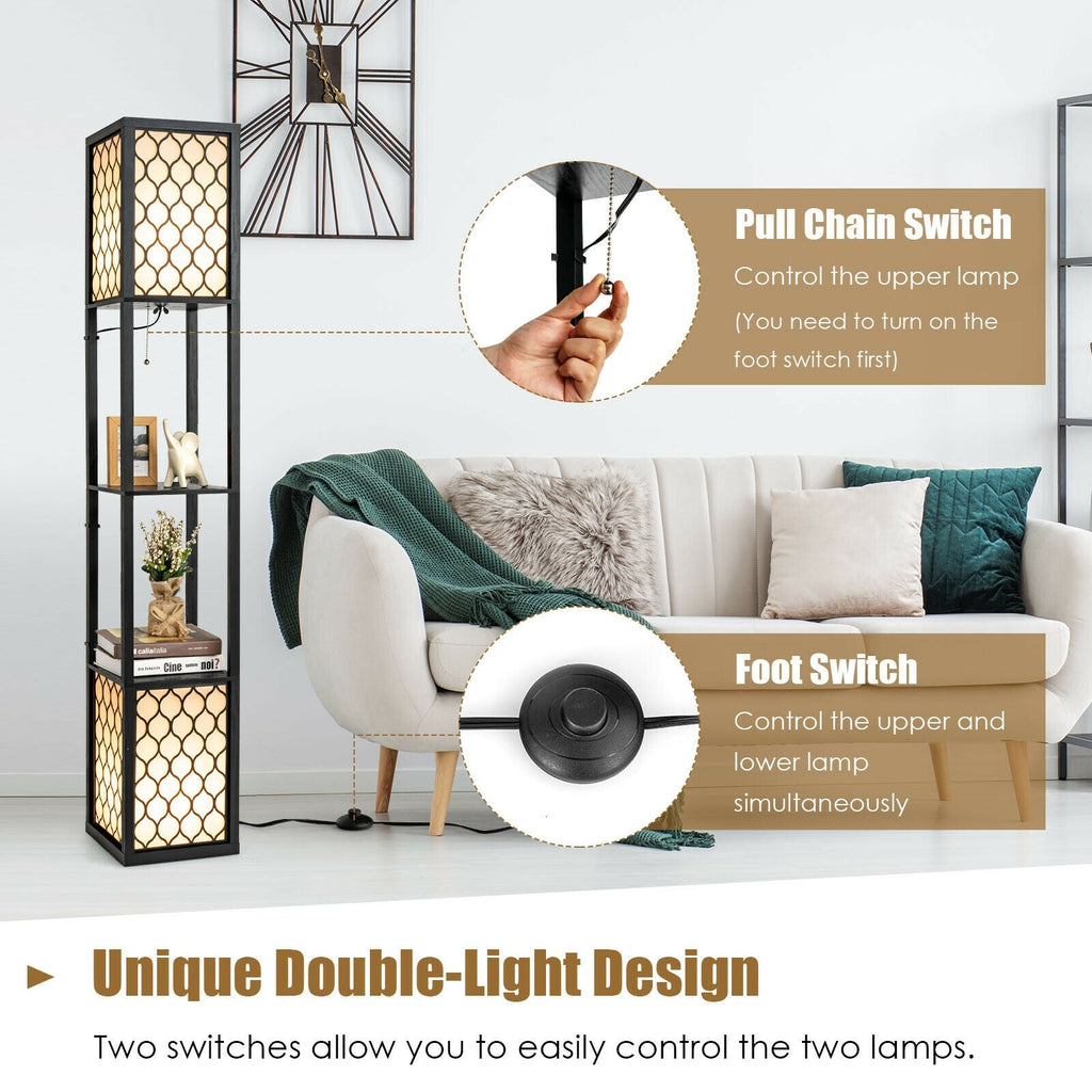 Modern Shelf Freestanding Floor Lamp