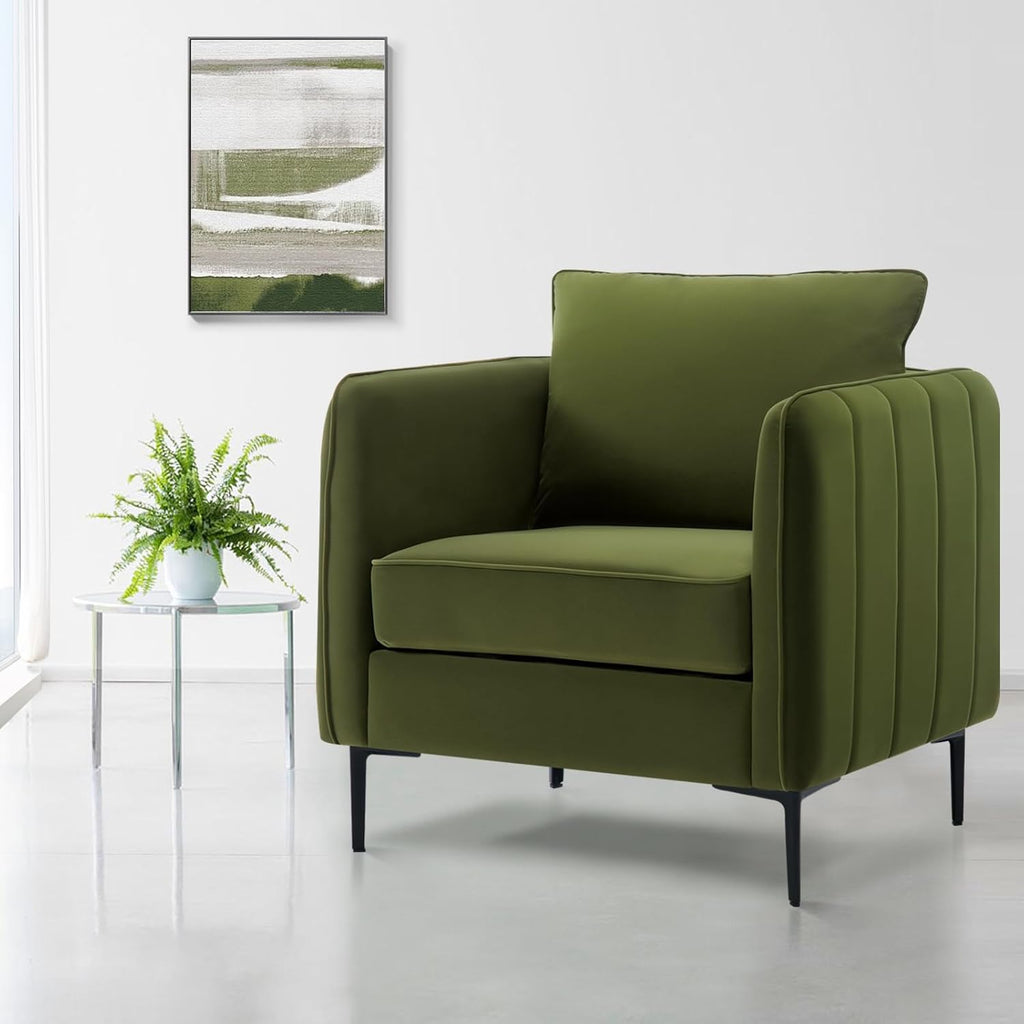 Velvet Accent Chair