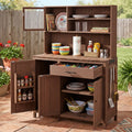 Potting Bench with Hutch