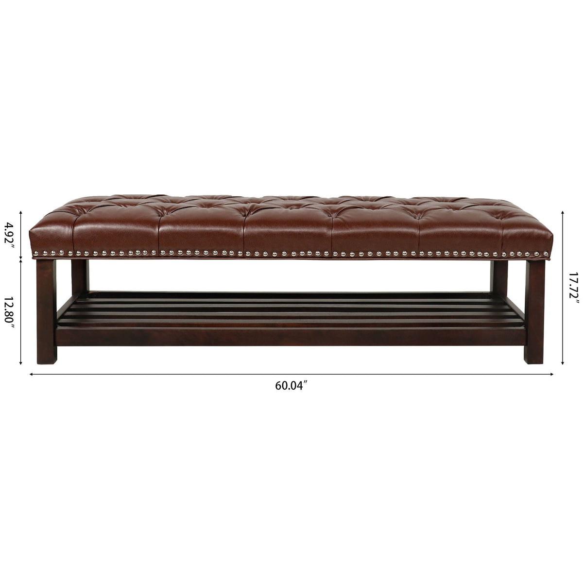 End Of Bed Bench Tufted Upholstered