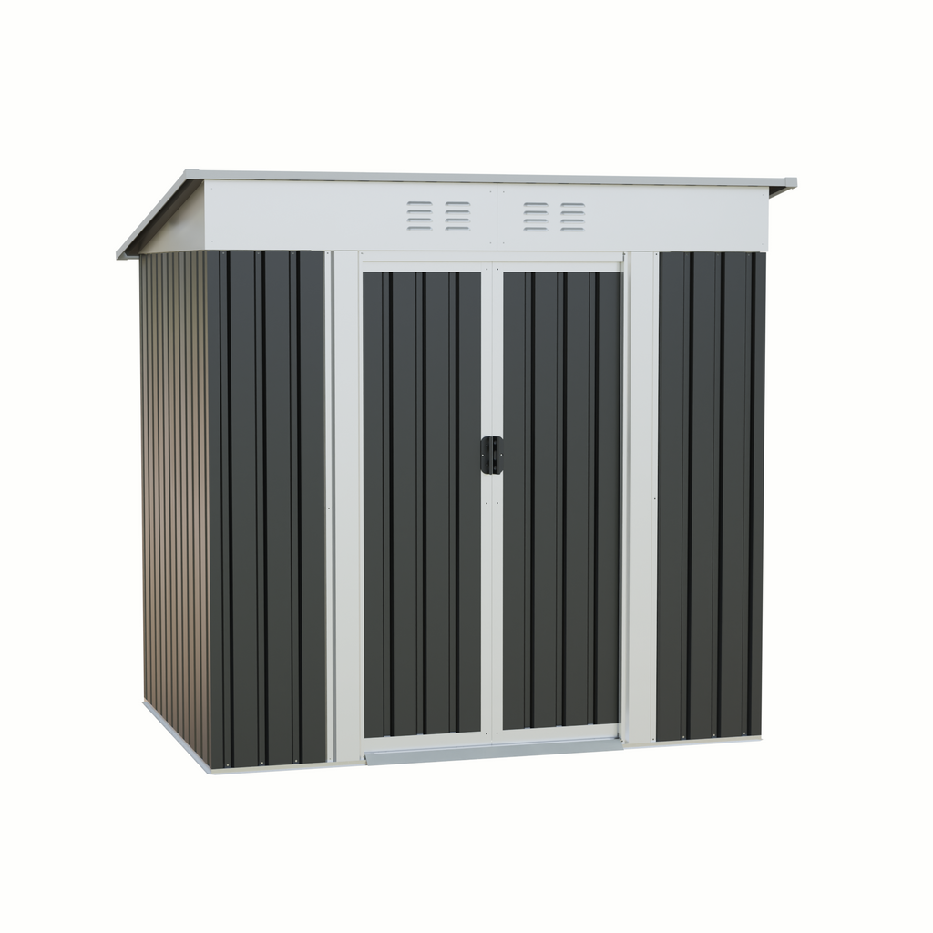 6x4 FT Garden Shed for Patio Outdoors Storage