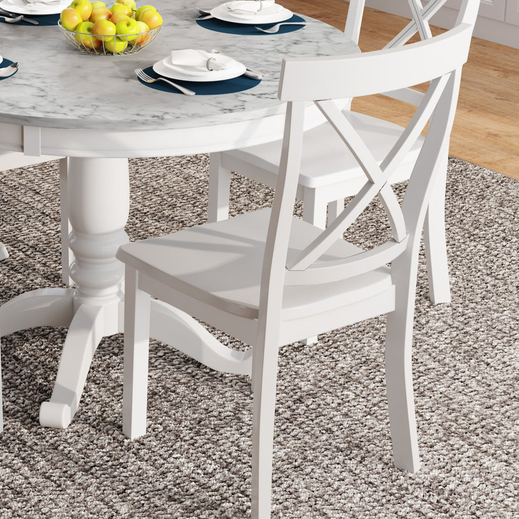 5 Pieces Dining Table and Chairs Set for 4