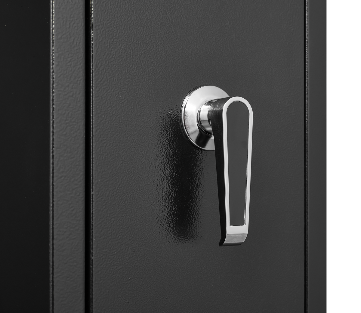 5 gun safes with 3 pistol pockets, quick access biometric adjustable heavy-duty gun rack