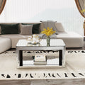 Baked Curved Mirror Coffee Table for Living Room