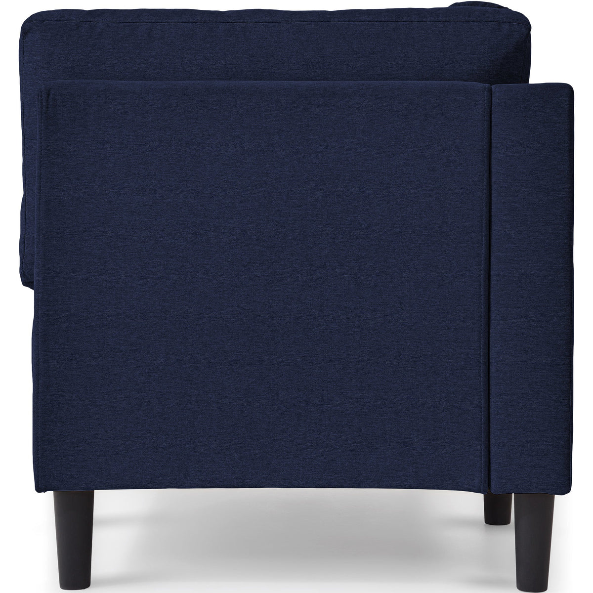 65" Mid-Century Modern Linen Fabric Corner Lounge Chair