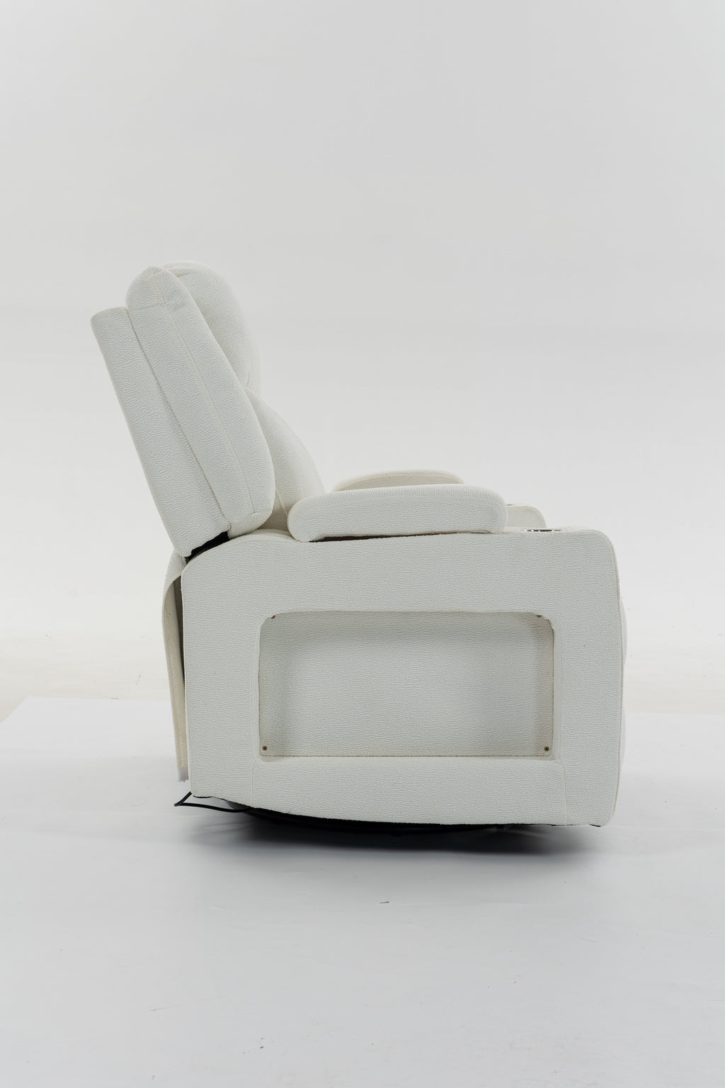 Extra Wide Power Recliner Chair 270° Swivel with Heat Massage