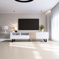 Modern TV Stand for 80'' TV with Double Storage Space