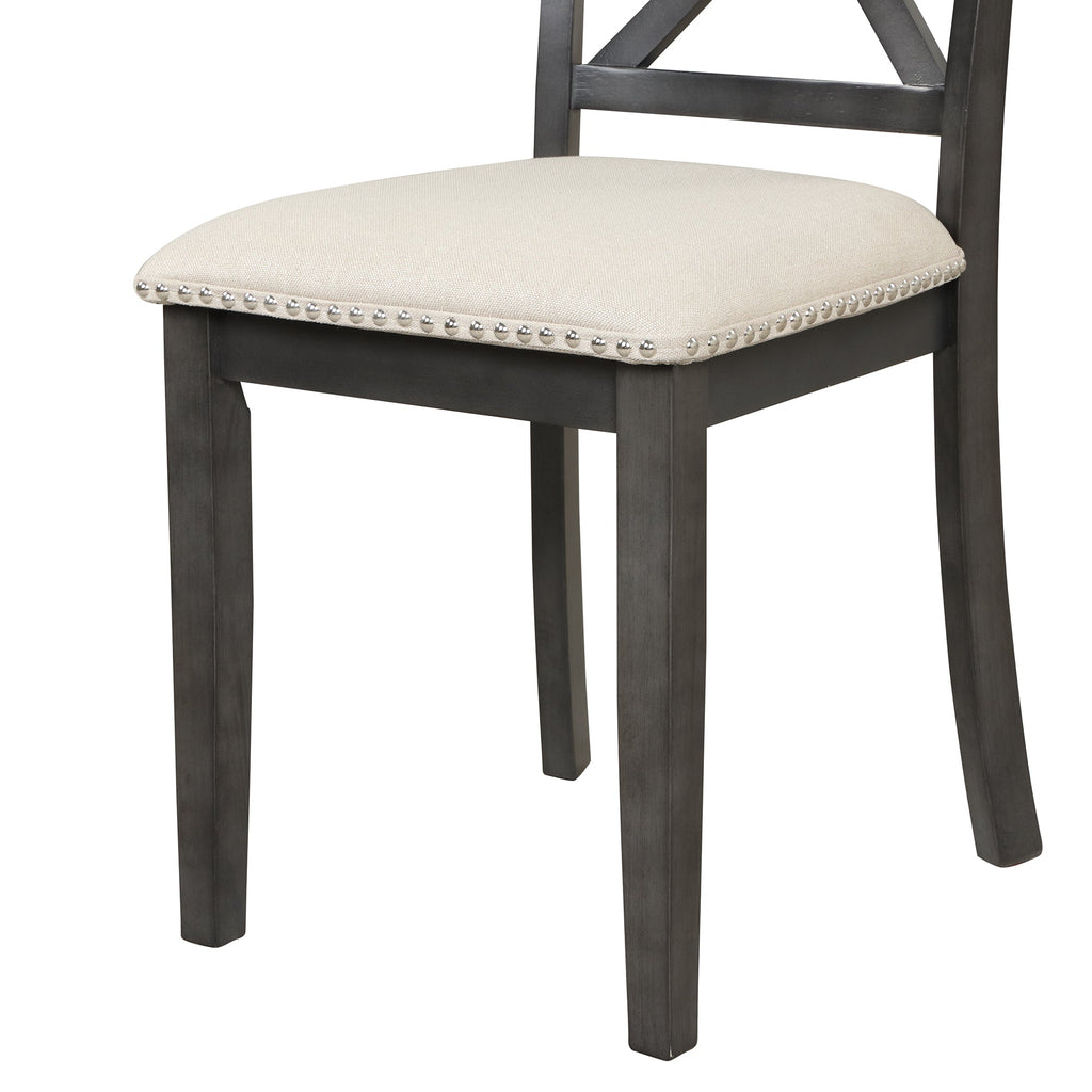 5 Pieces Dining Table and Chairs Set for 4