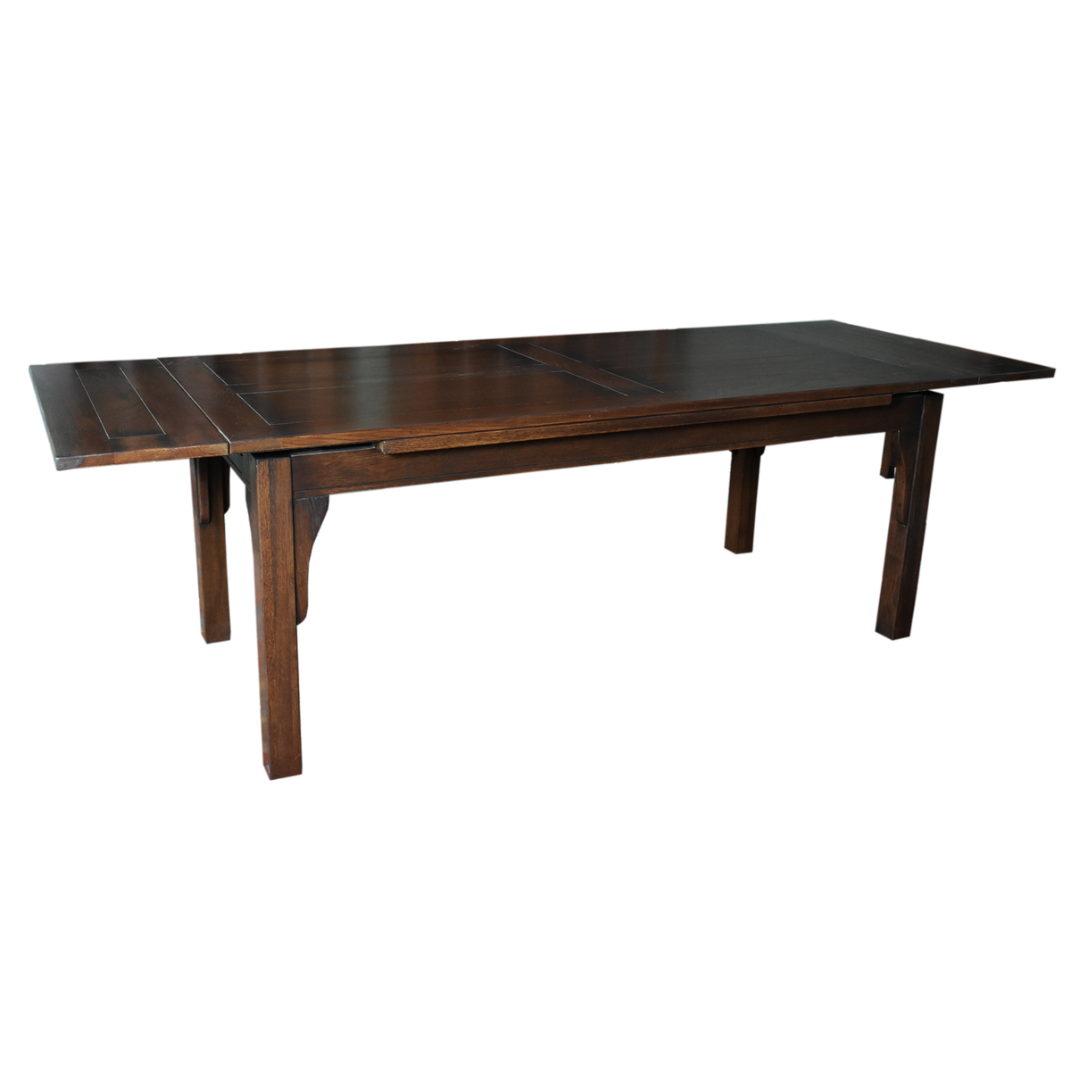 Mission Stow Leaf Table with Chair Dining Set - Dark Oak
