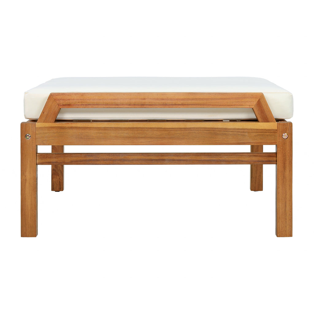 4 Piece Acacia Wood Patio Furniture Set