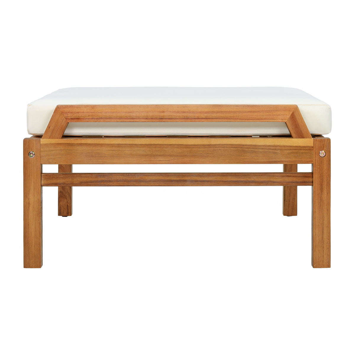 4 Piece Acacia Wood Patio Furniture Set