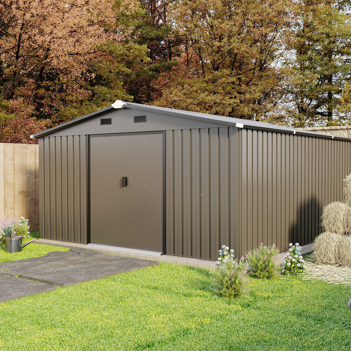Campcraft 10x12ft Color Steel Storage Shed