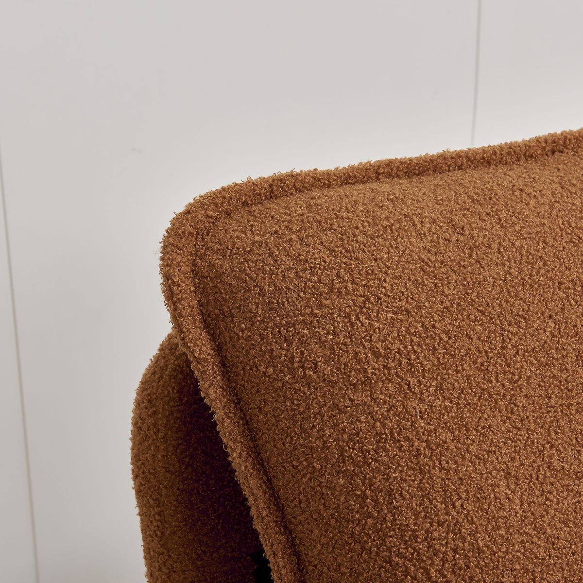 Modern Sherpa Upholstered Accent Chair