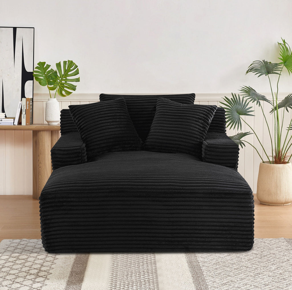 Cloudline - Oversized Chaise Lounge, Full Foam Cushioning, Cozy Sleeper