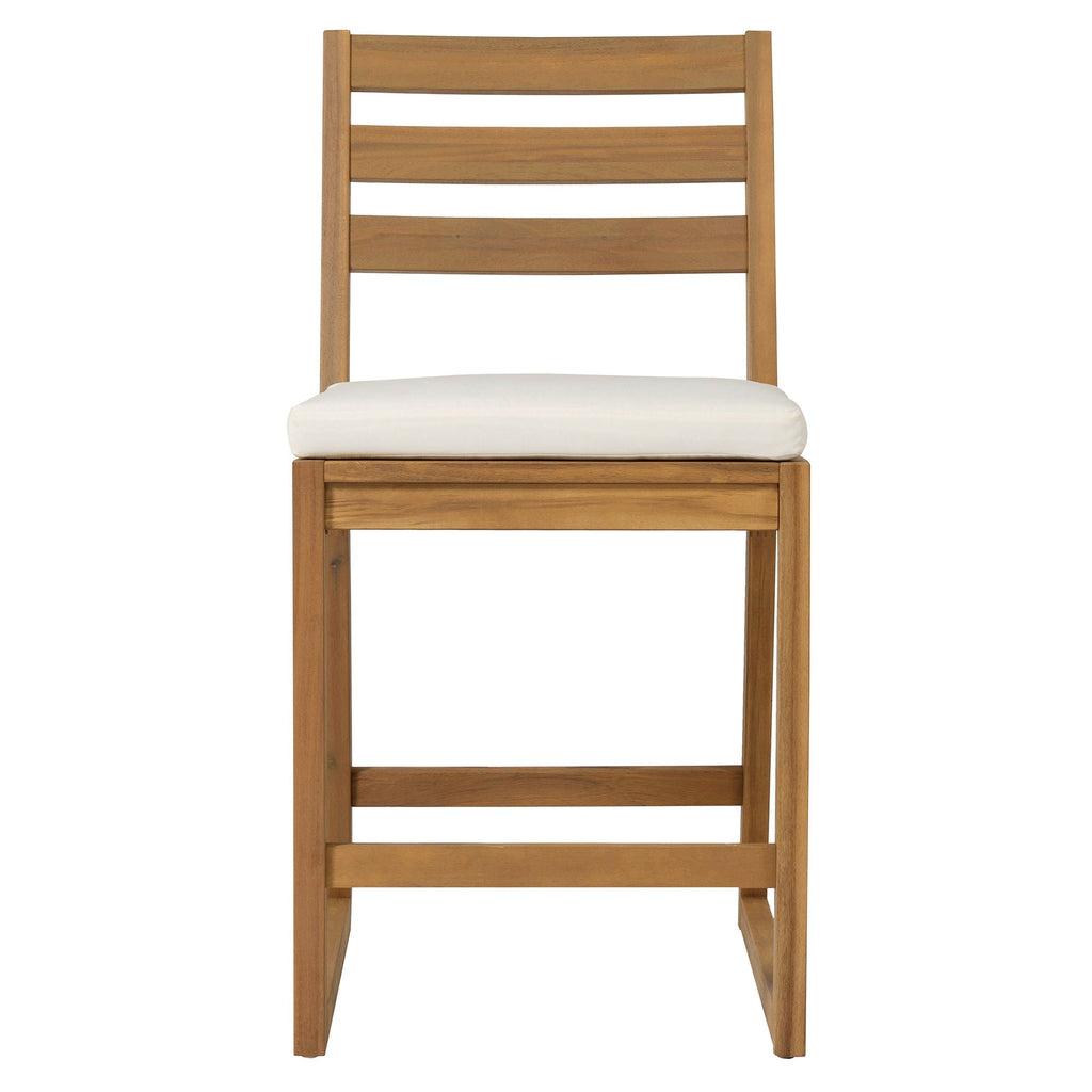 Patio Bar Set with Ergonomic Chairs - Light Brown or Dark Brown