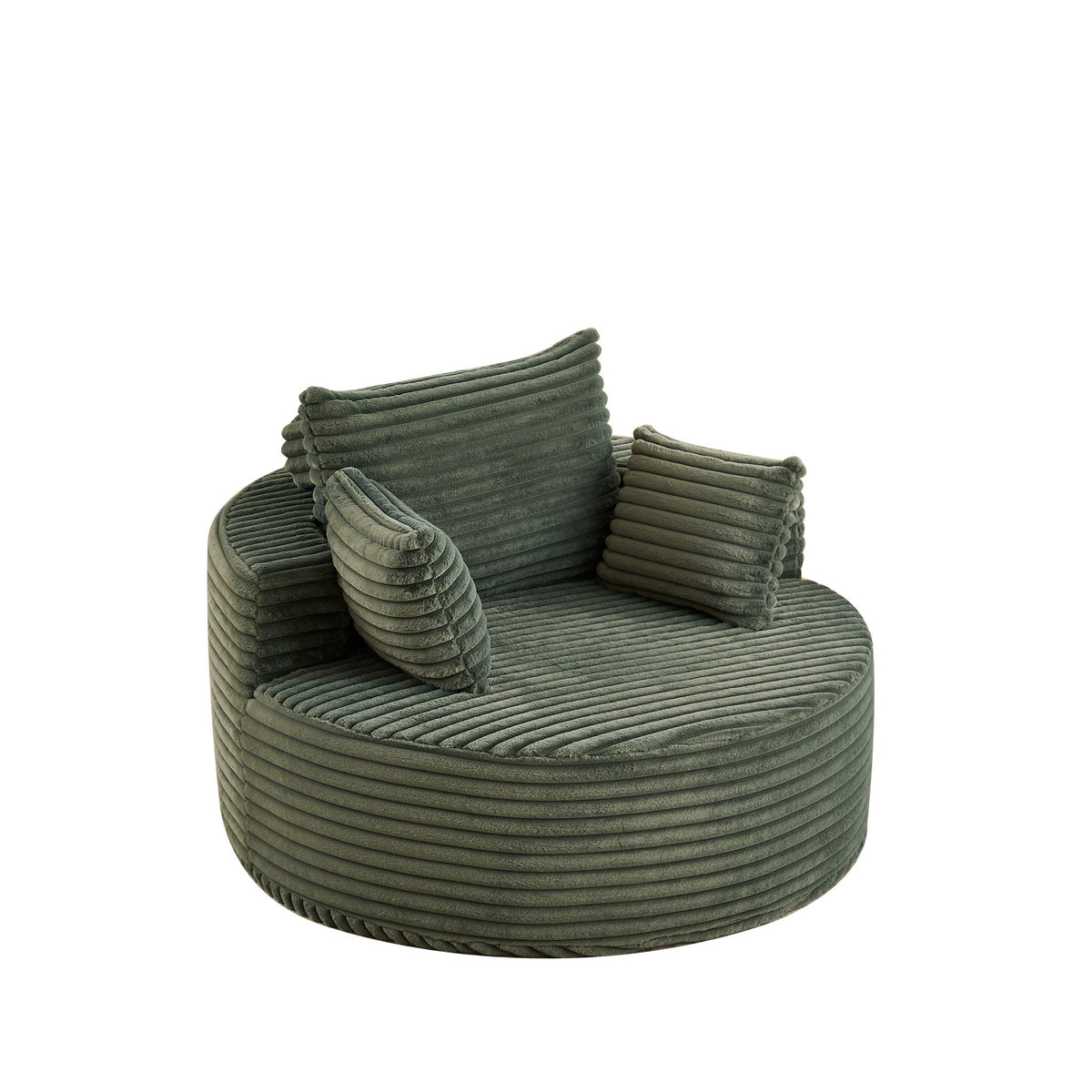 Modern Single Sofa With Backrest Pillow
