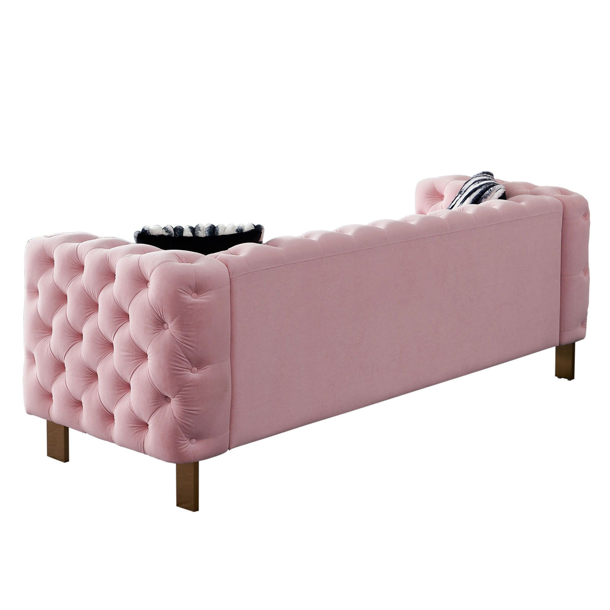 Chesterfield - Modern Tufted Sofa, 84.25''W Couch