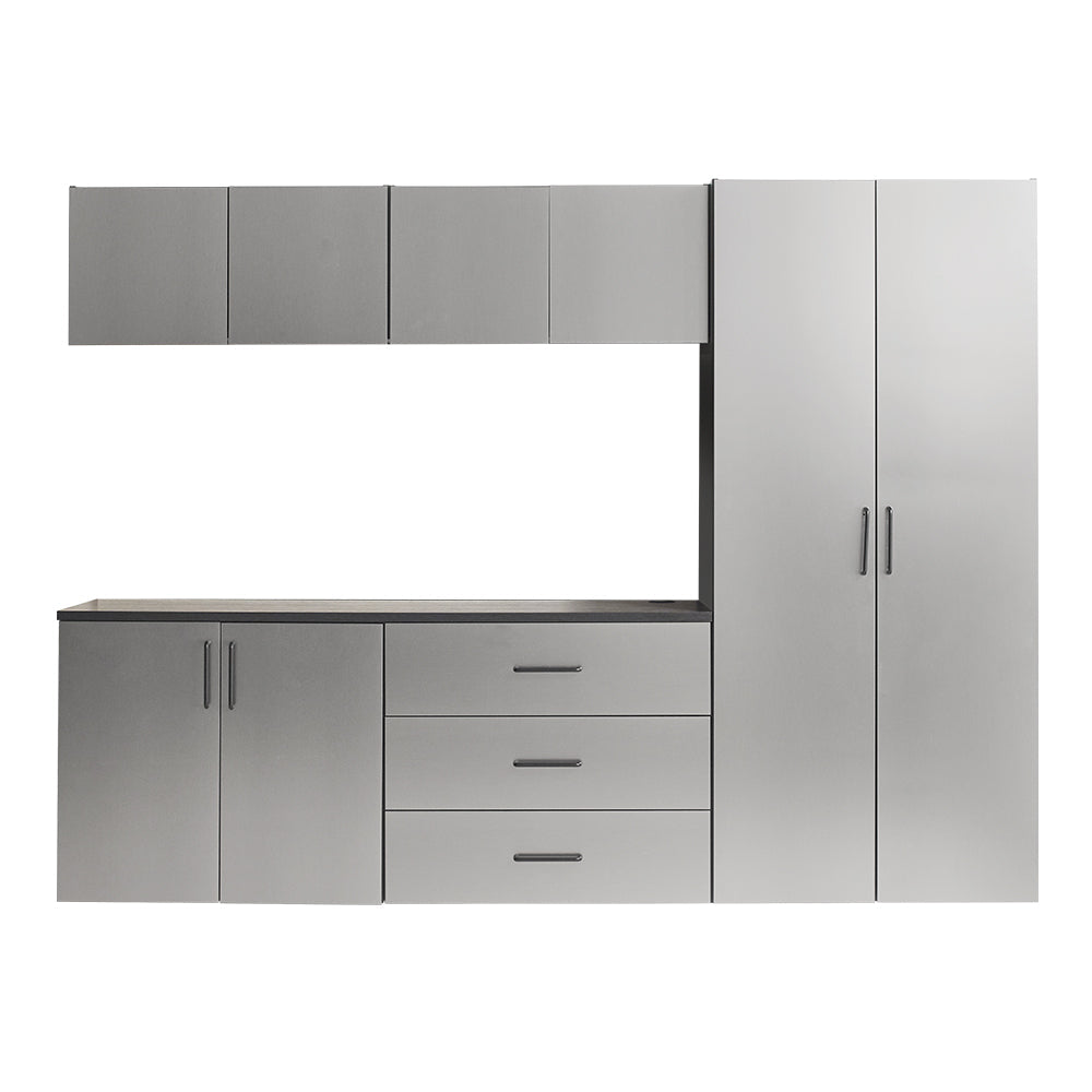 96 in. W x 79 in. H x 20 in. D Garage Cabinet Set B